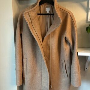 J. Crew Women's Camel Trench Coat